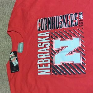 Mens Nebraska Cornhuskers T Shirt Size 3XL Red NWT Captivating